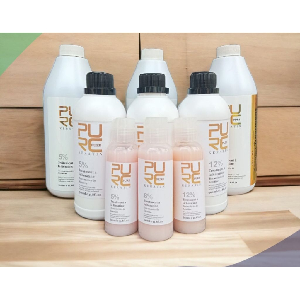 Pure keratin 5 %8%12%purc Brazilian hair share in jar keratin hair treatment