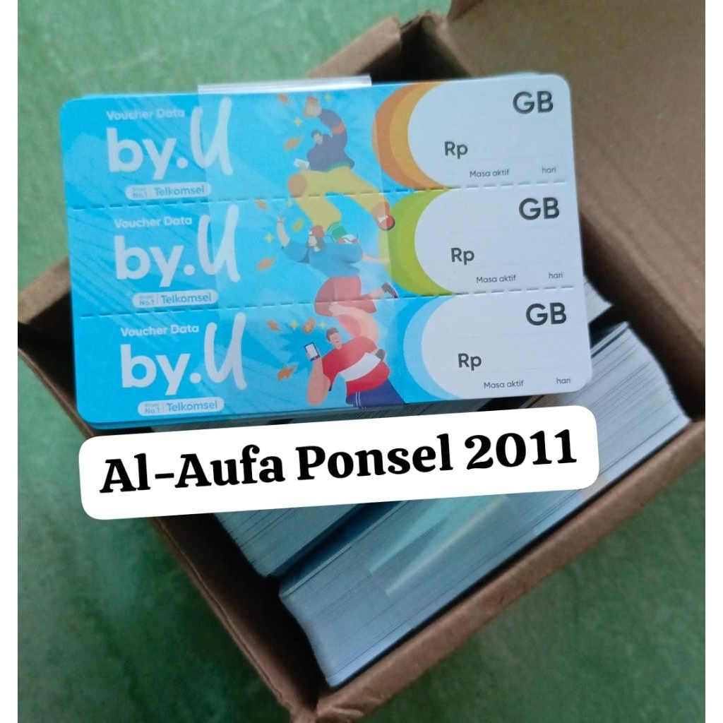 Voucher kosong Telkomsel By.U