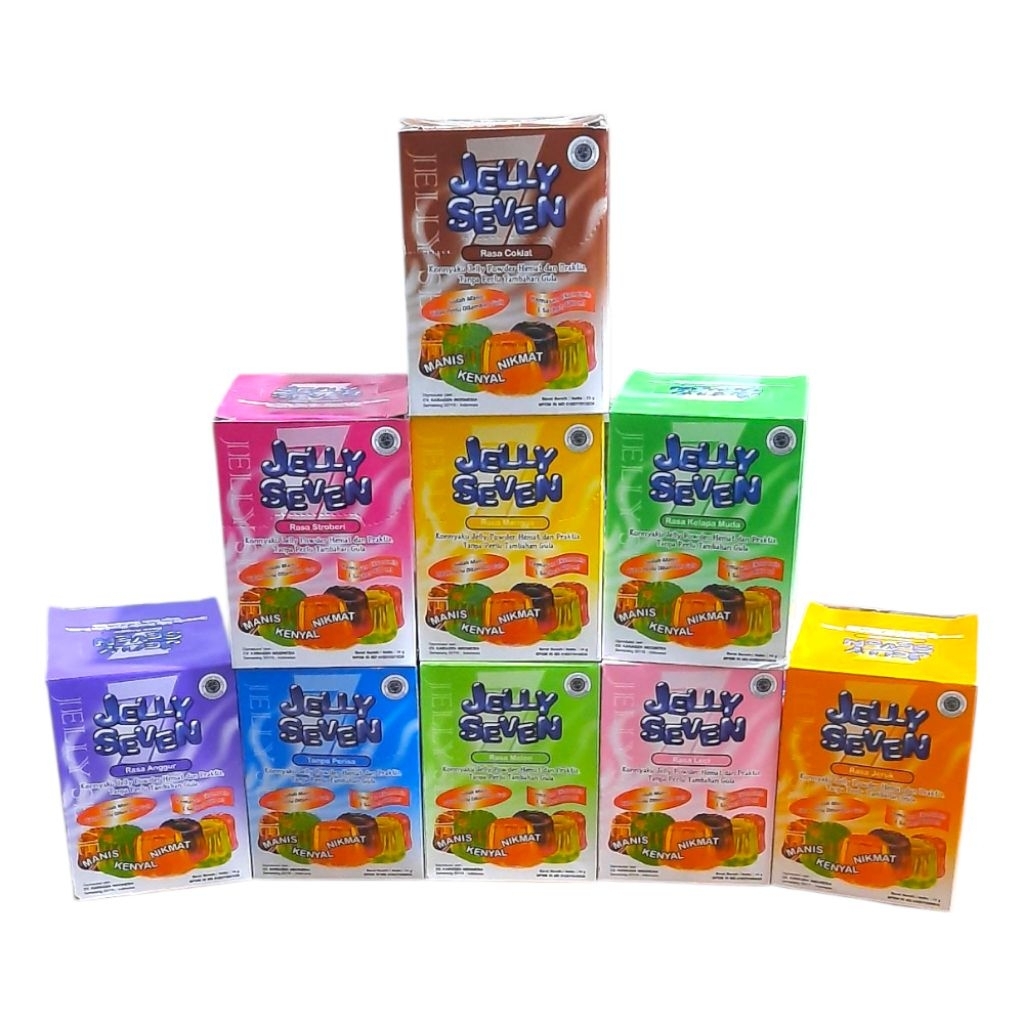 

Seven Jelly Rasa Buah 1 Pack Isi 12 Sachet