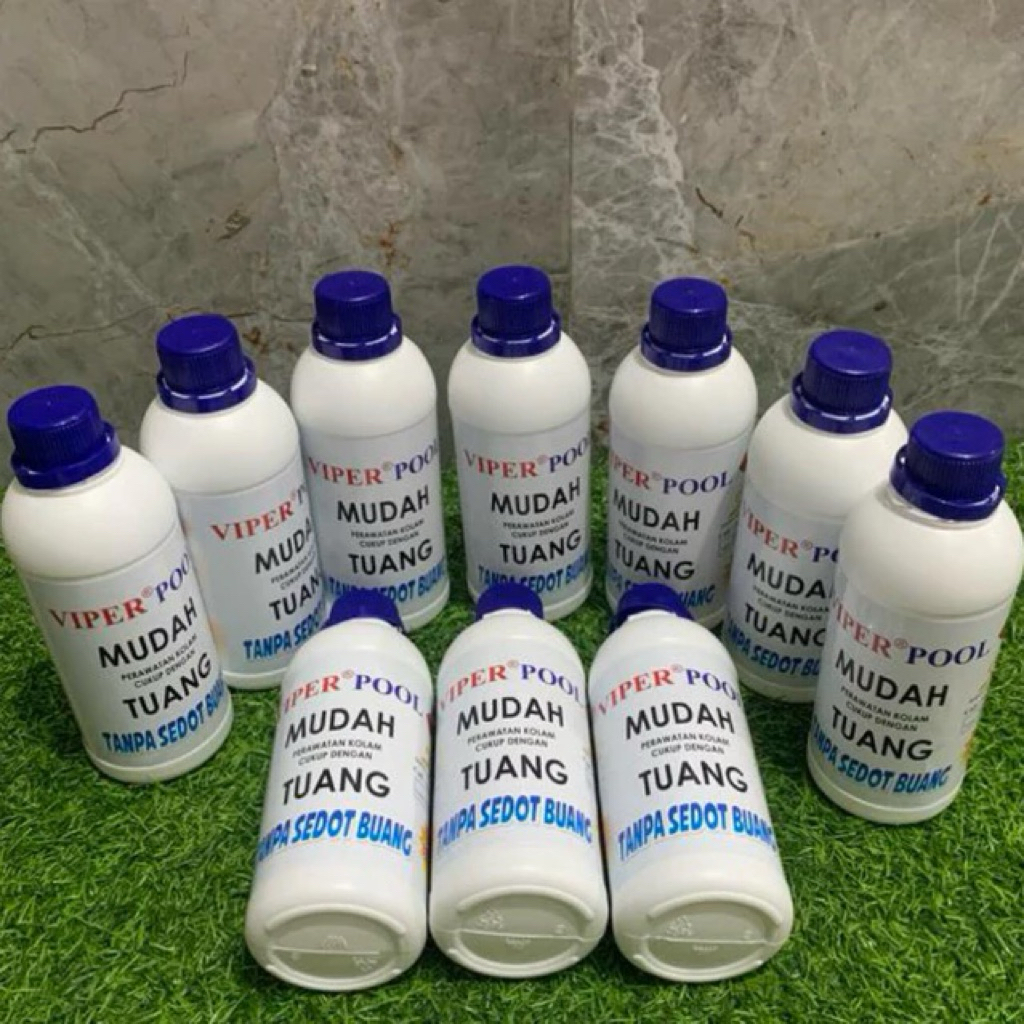 Obat Penjernih Air Kolam Renang Viper Pool Cairan Pembersih Air Kolam