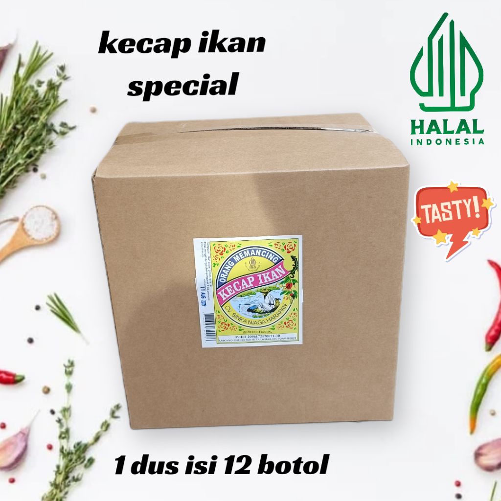 

Kacap ikan cap orang memancing botol plastik 620ml 1 Dus isi 12 botol