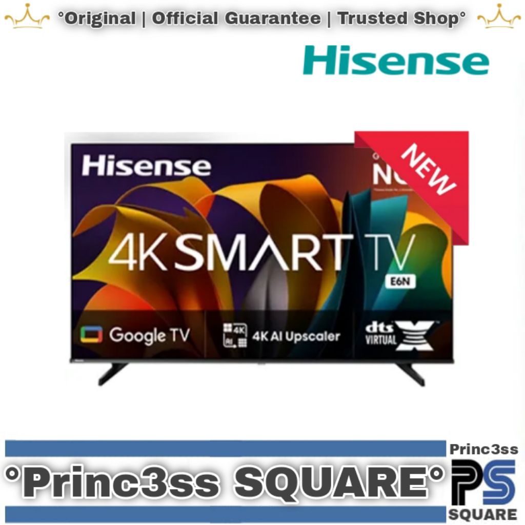 HISENSE 50E6N SMART TV LED 50 INCH 4K UHD