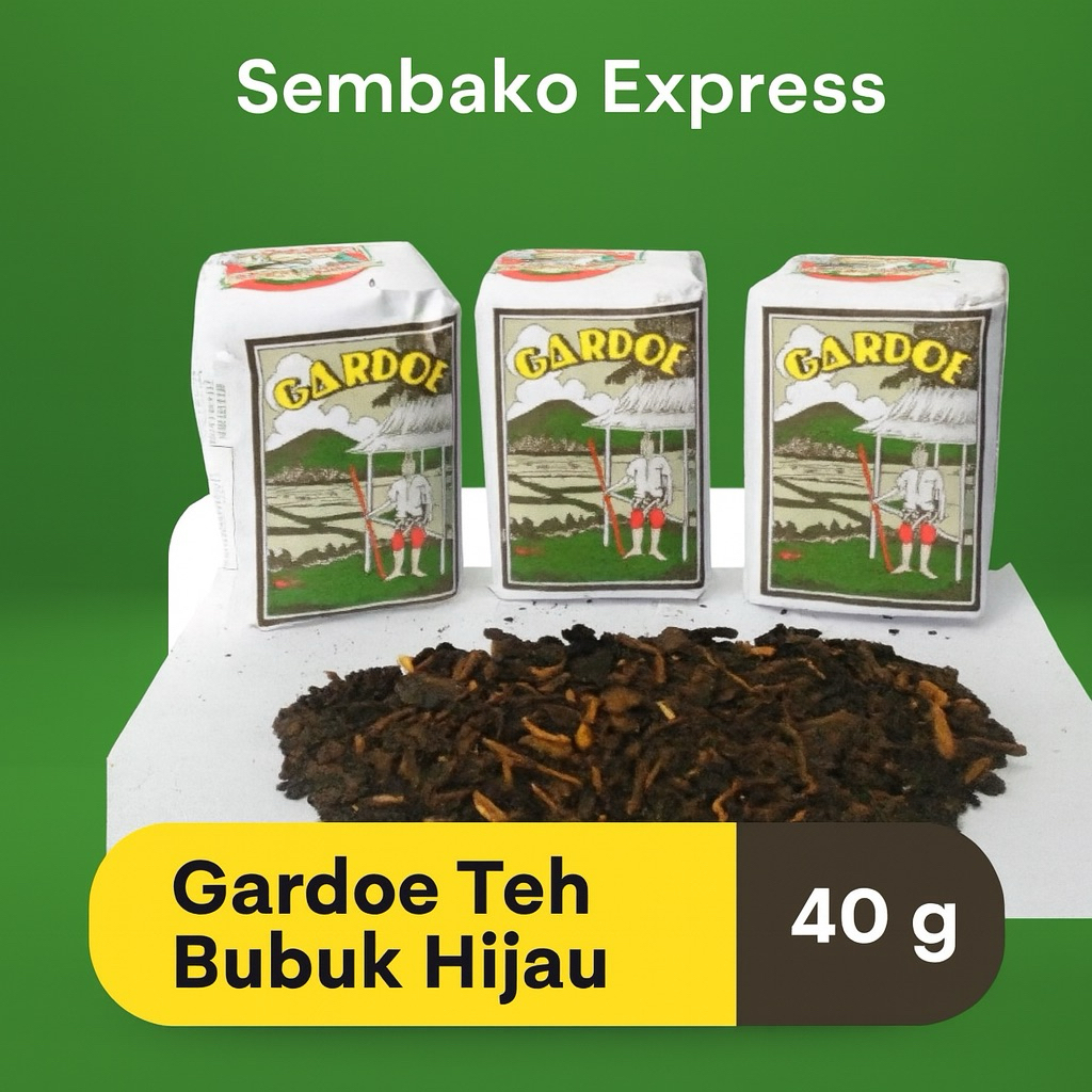 

Gardoe Teh Bubuk Hijau Asli 40 g – Cita Rasa Tradisional