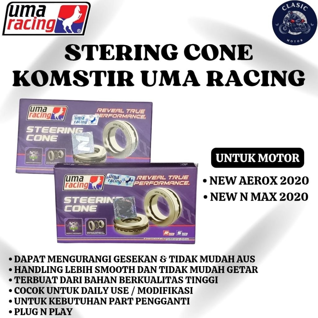 Komstir Uma Racing Steering Cone New Nmax 2020 New Aerox 2020