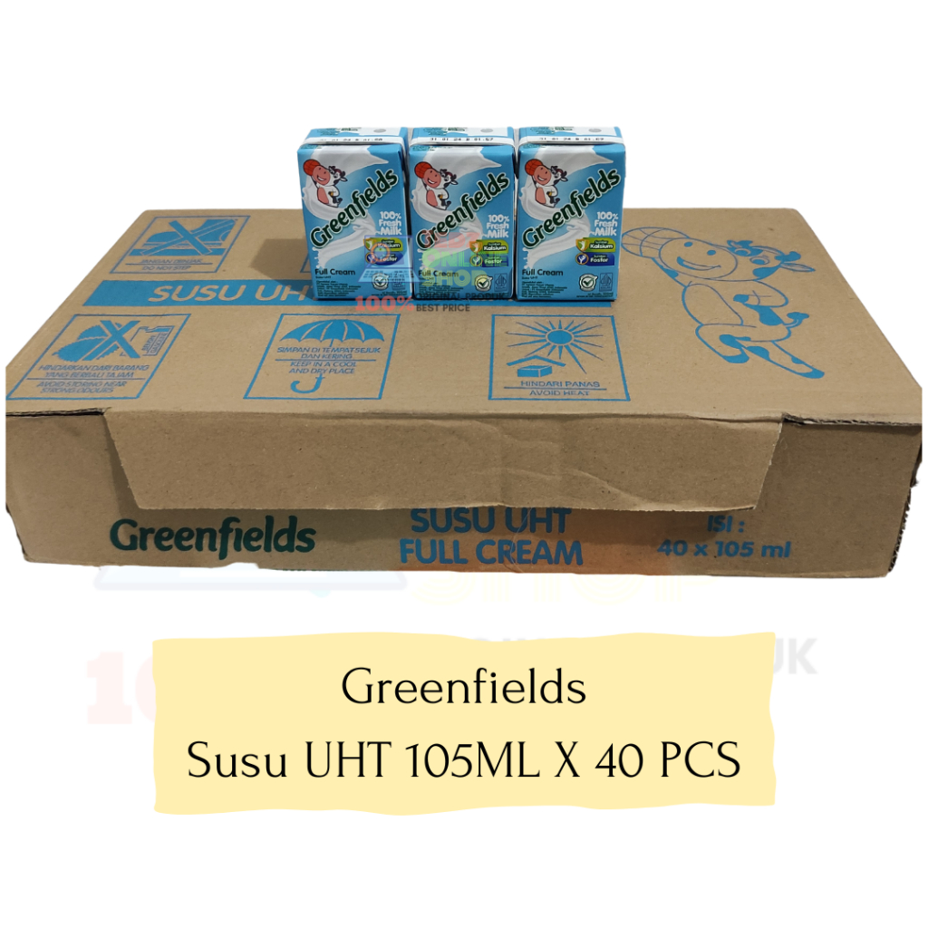 

Susu Greenfields UHT 105MLX40 PCS