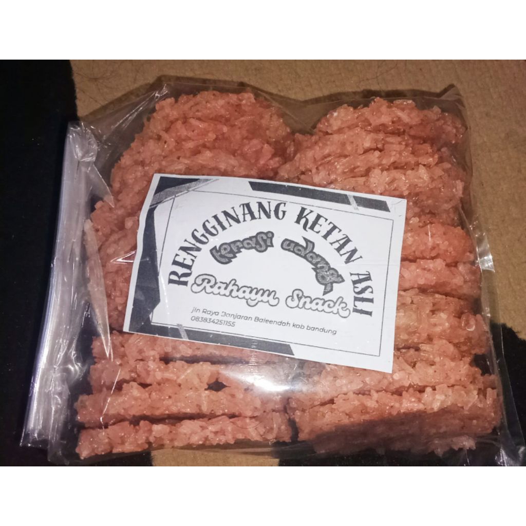 

Rengginang ketan asli rasa terasi udang