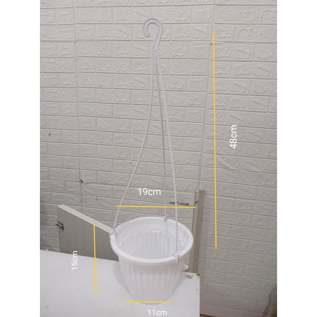 POT GANTUNG PLASTIK TANAMAN HIAS