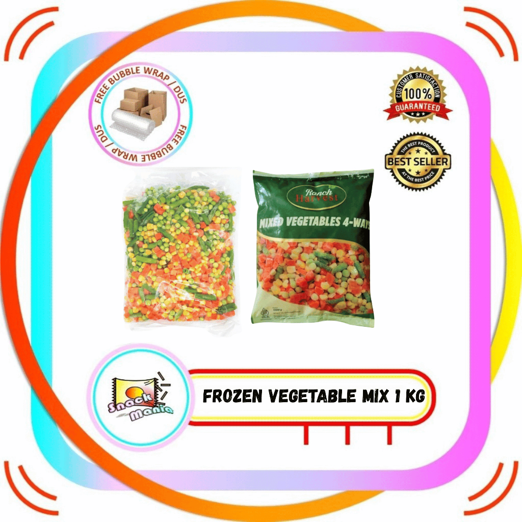 Aviko Vegetable Mix 4 Way 1 Kg Sayuran Beku Jagung Wortel Kacang