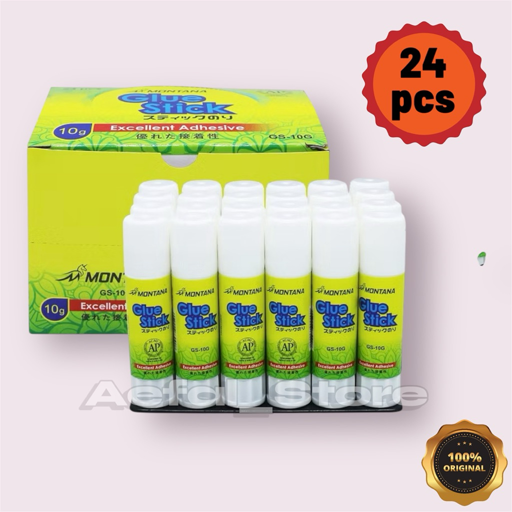 

Lem Glue Stik Montana 10gram 1pak (24pcs)