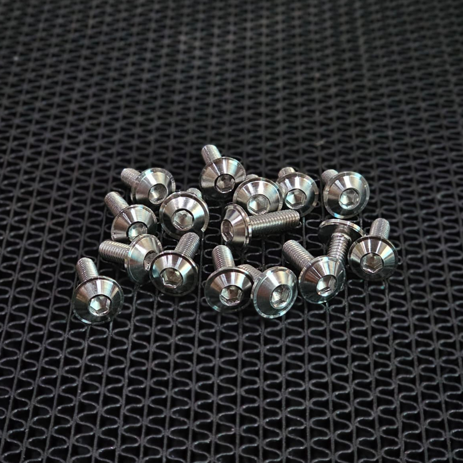 Baut m5 baut 8 L stainless custom titanium payung handmade bubut