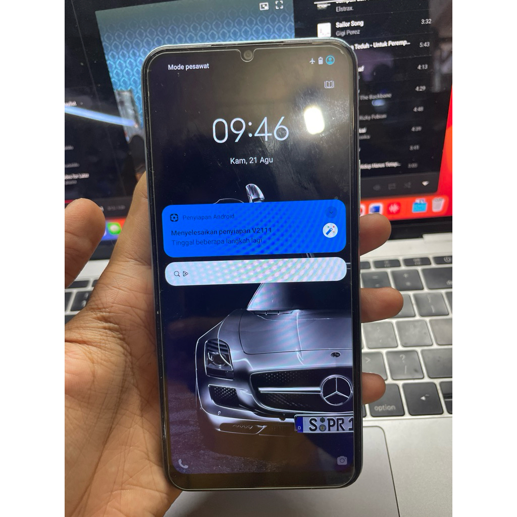 Vivo Y21 Second Ram 4+1GB Internal 64GB Resmi Bergaransi
