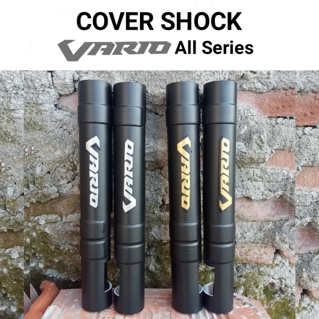 Cover Shock Vario Hitam Dof Emblem Timbul