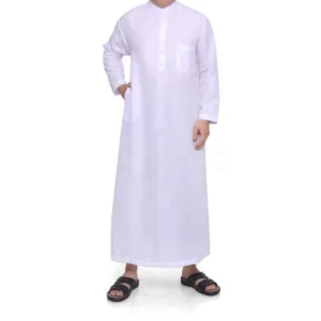 jubah pria gamis dewasa putih
