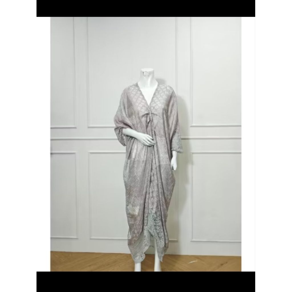 Dress kaftan batik viscose wanita kondangan aruna
