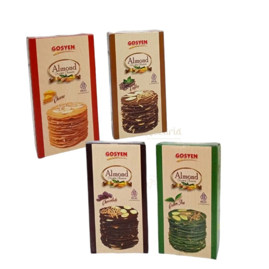 

AZZARIA Almond Crispy Cheese Kue Kering Keju Oleh Oleh Khas Surabaya
