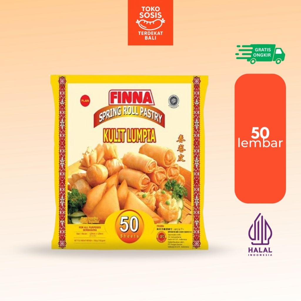 

Finna Kulit Lumpia Kecil 125mm Isi 50 | Spring Roll Pastry