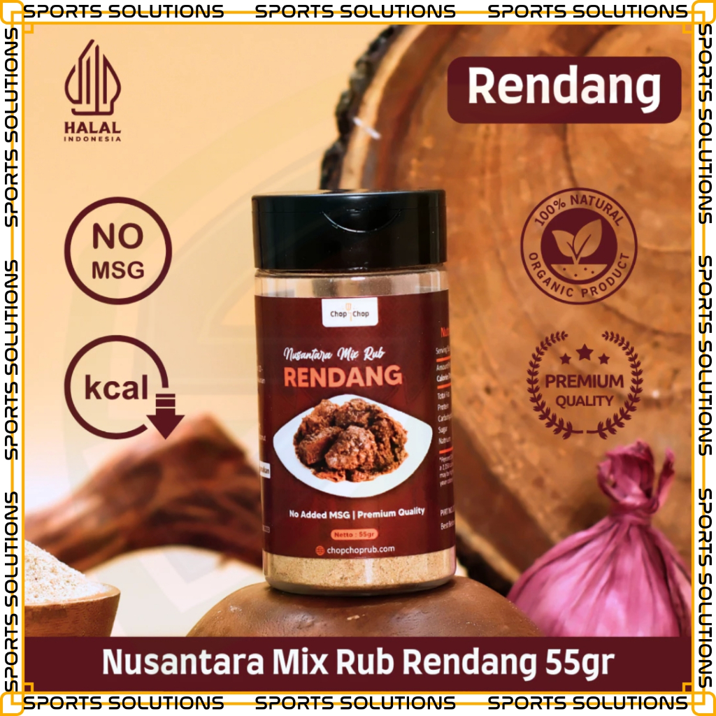 

Chopchop Nusantara Mix Rub Rendang 55gr Bumbu Serbaguna No Msg Untuk Diet Bekal Anak Bekal Suami BUMBU RENDANG HITAM INSTANT