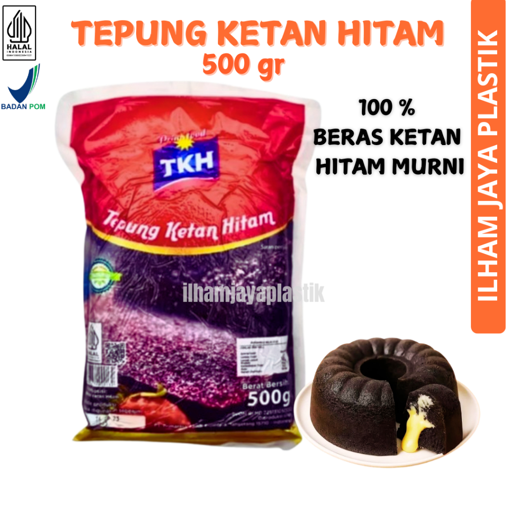 

TKH Prims Food Tepung Ketan Hitam 500gr / Beras Ketan Hitam /Tepung Ketan Hitam Premium