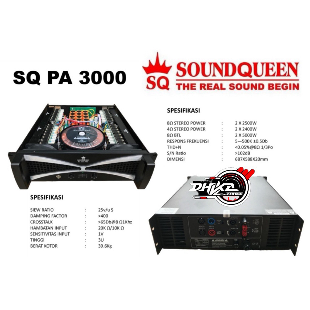 POWER SOUNDQUEEN PA 3000 CLASS GB / Power amplifier Soundqueen Pa 3000 class Gb