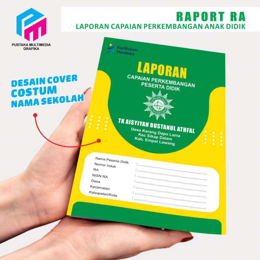 

Raport RA COVER CUSTOM NAMA SEKOLAH (1 bundel 25 buku)