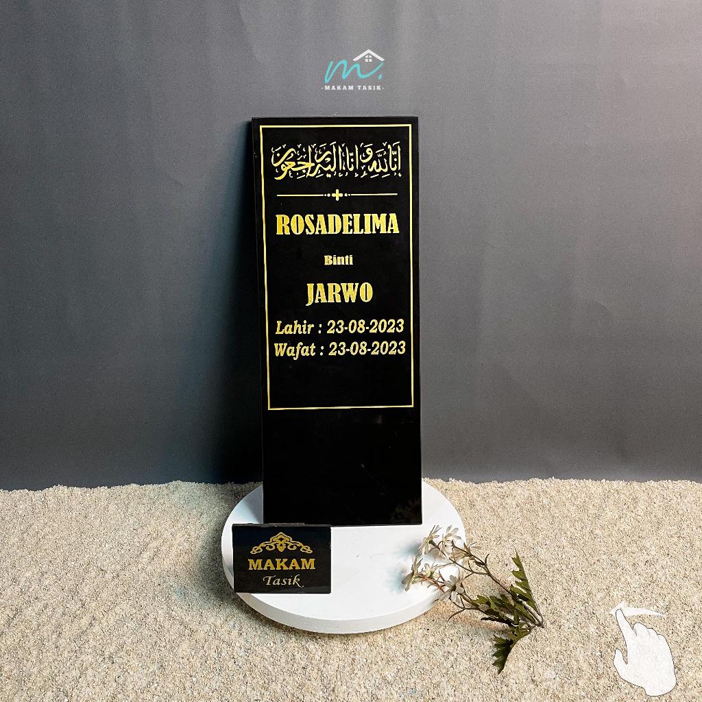 BATU NISAN GRANIT TILE BENTUK JAHUL TANCAP 30X50