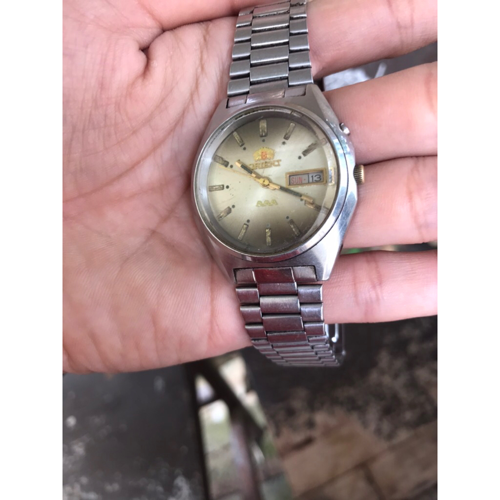 JAM TANGAN ORIENT AAA CRYSTAL GRADASI JADUL