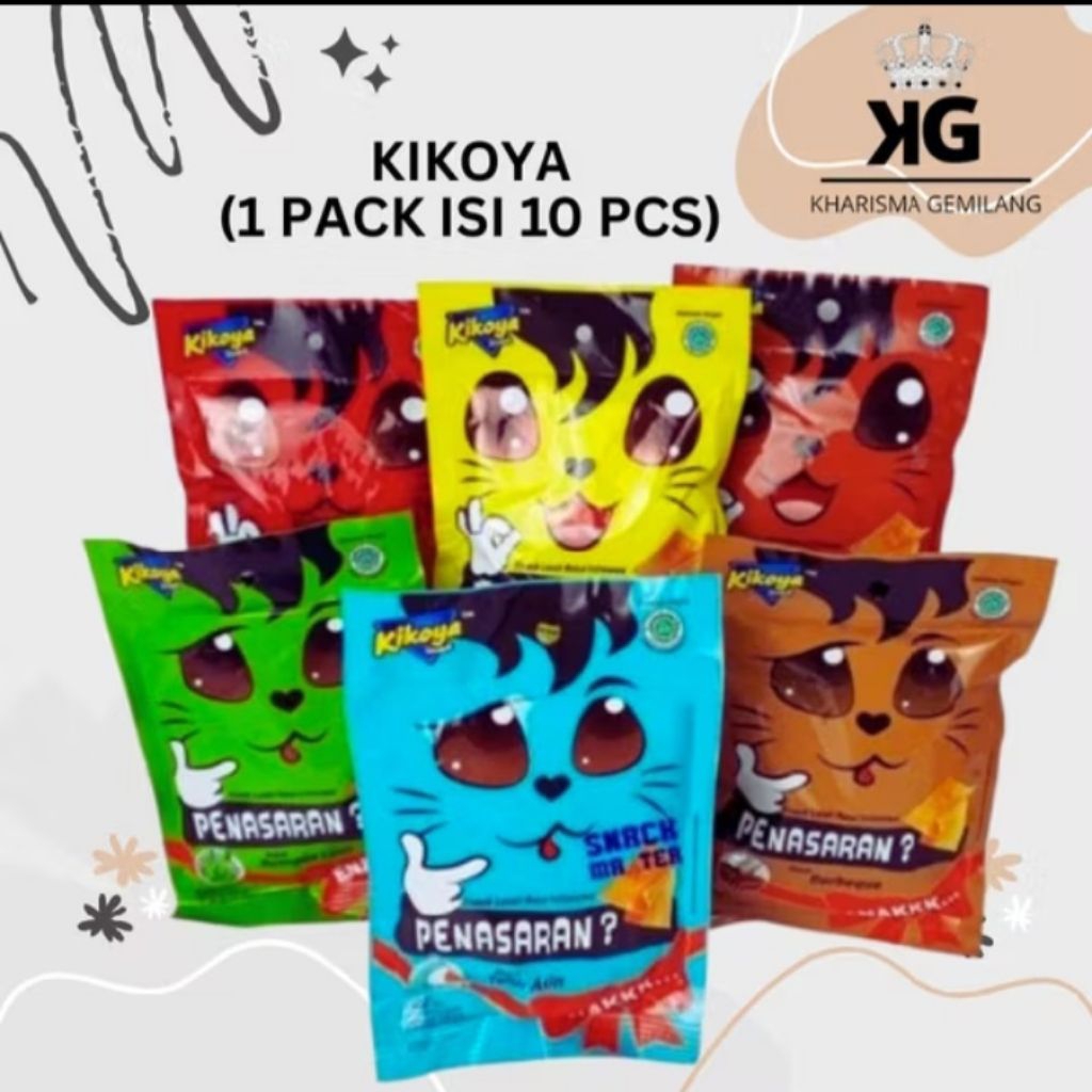 

KIKOYA SNACK KENTANG 1 PACK isi 10 pcs keripik kentang gambar lucu gurih murah anak dewasa