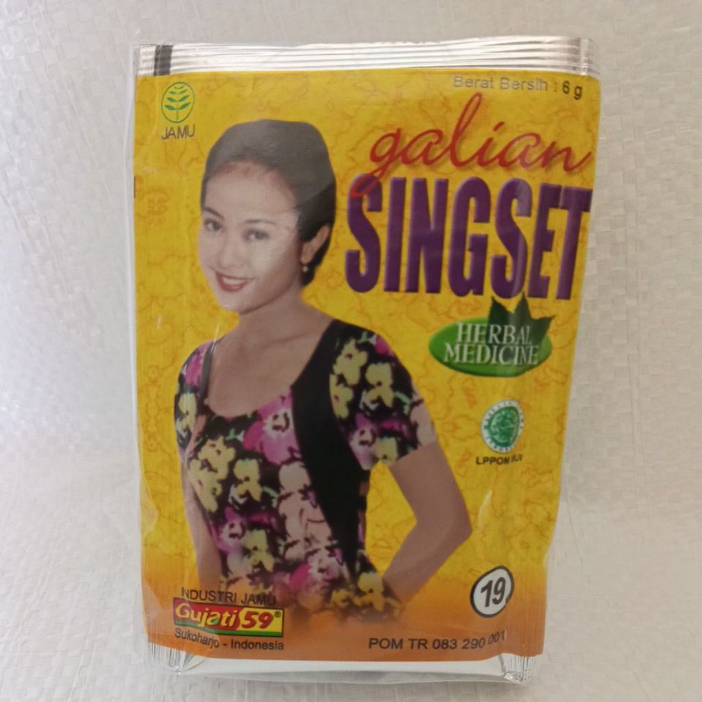 

Jamu Gujati Galian SINGSET isi 10 bungkus.