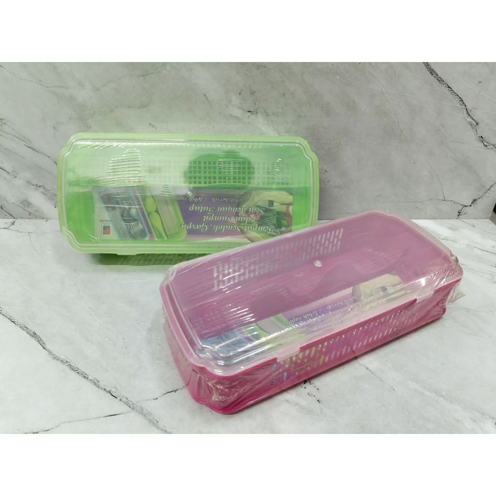 TEMPAT SENDOK GARPU TUTUP LUCKY BIRD / TEMPAT PERALATAN MAKAN - LUCKY BIRD