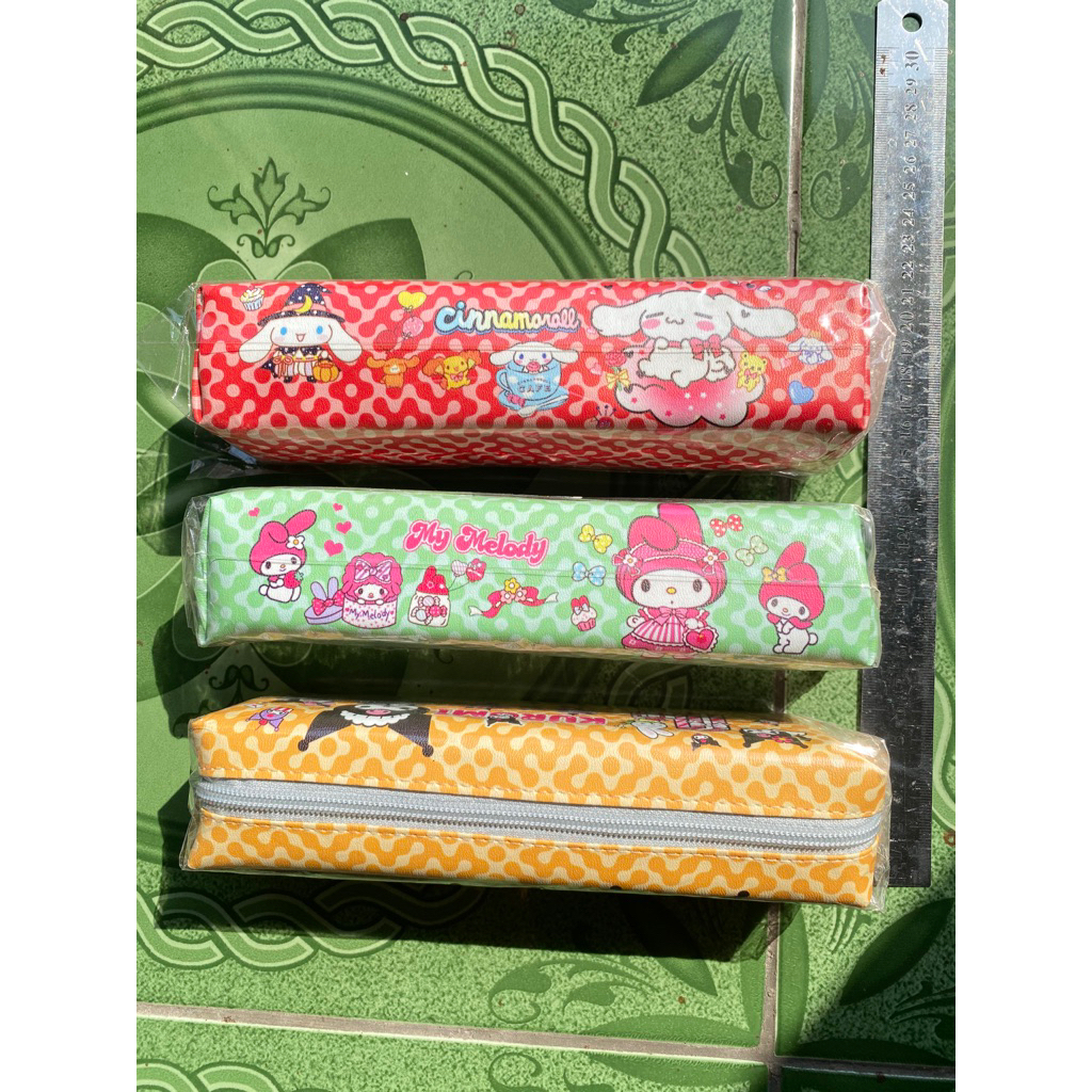 

ACC Tempat Pensil / Kotak Pensil kain pouch Resleting panjang