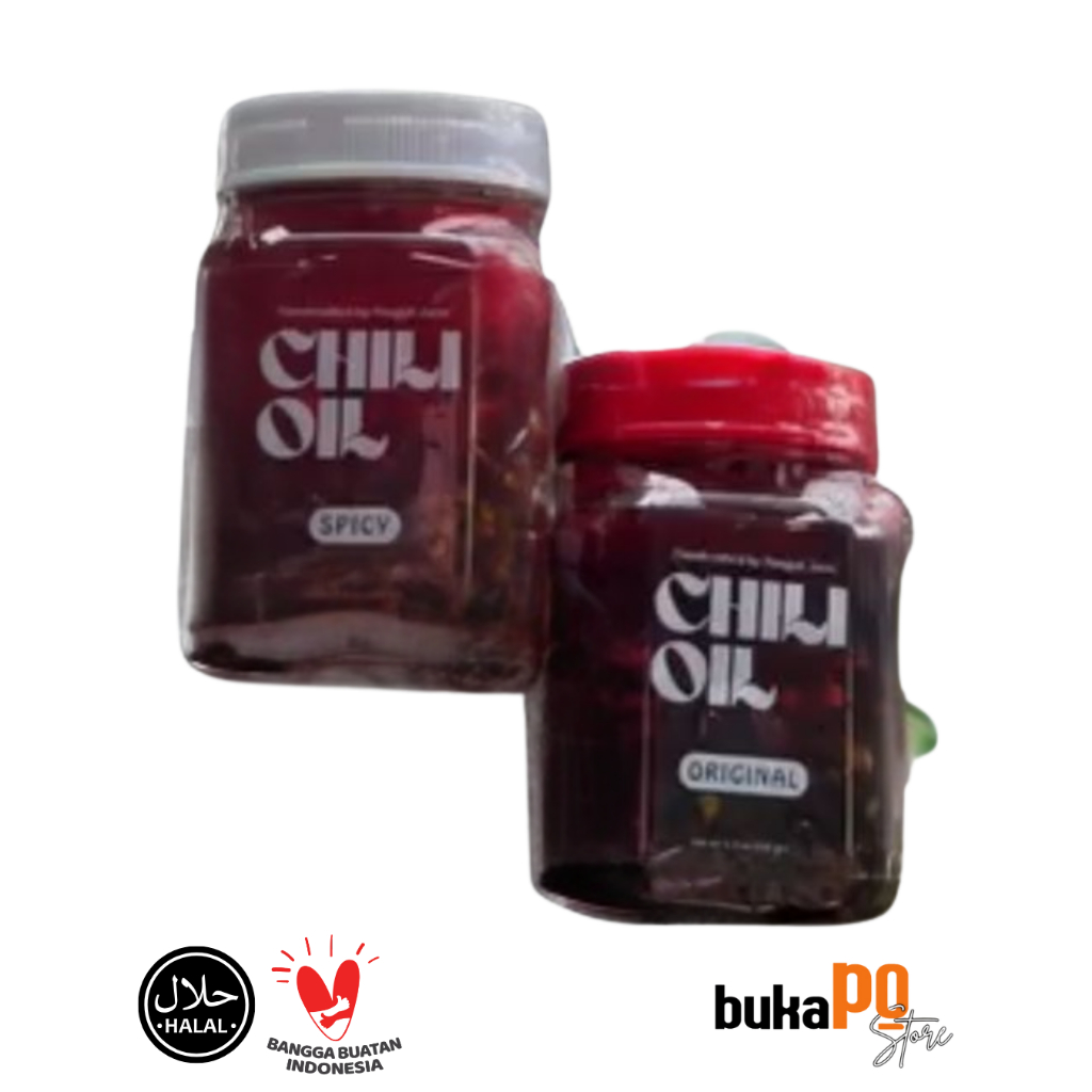 

CHILI OIL HOME MADE 150GR (SPICY & LITTLE SPICY) PANGSIT JEAN