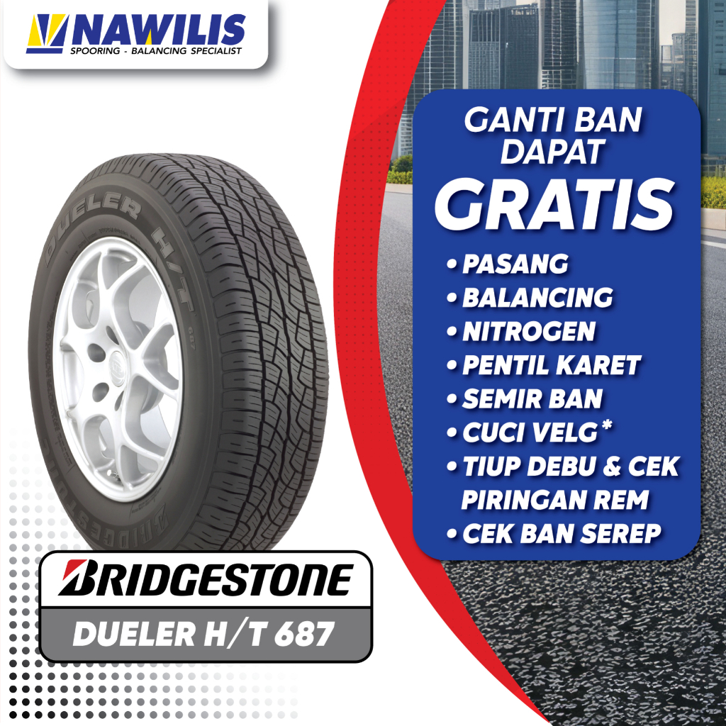 Ban Bridgestone 235/60 R16 100H Dueler H/T 687