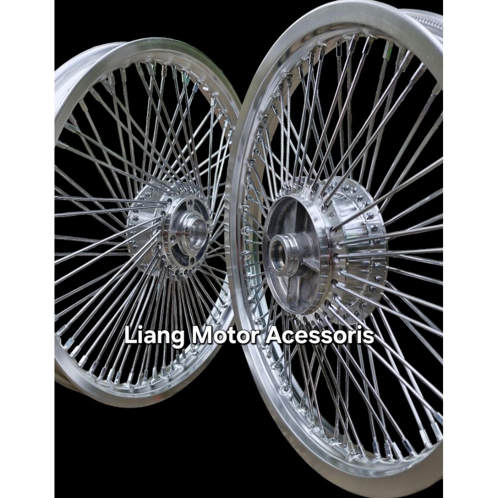 Sepaket Velg VRossi Ring 17 Tromol Set Jari2 Custom Jari2 Seribu - Suzuki Satria FU/F150/FU150/Old/N