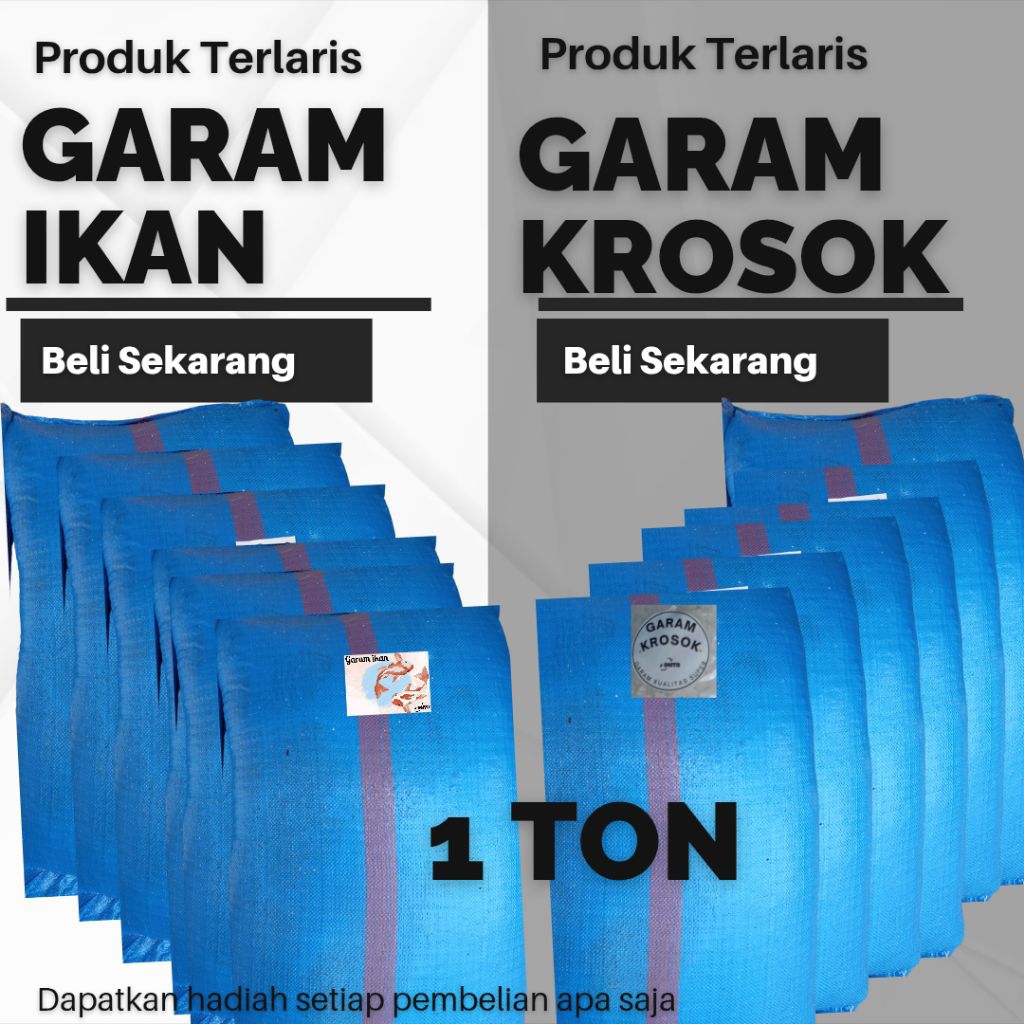 

GARAM KROSOK - GARAM IKAN - GARAM KASAR