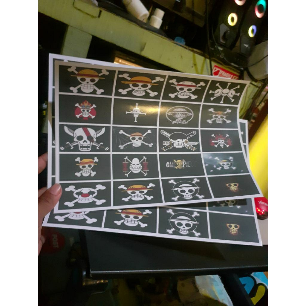 

sticker logo one piece