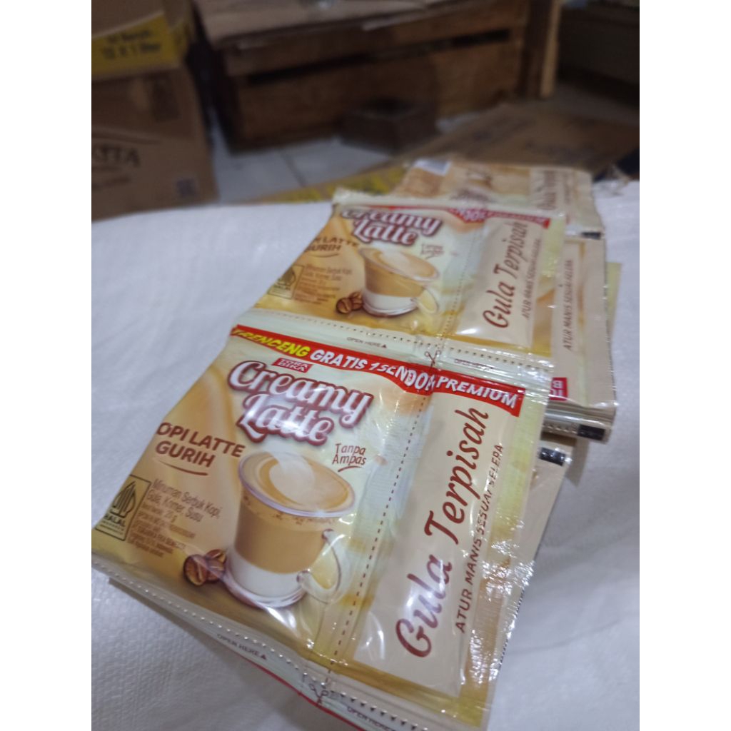 

kopi torabika creame latte 1 renceng