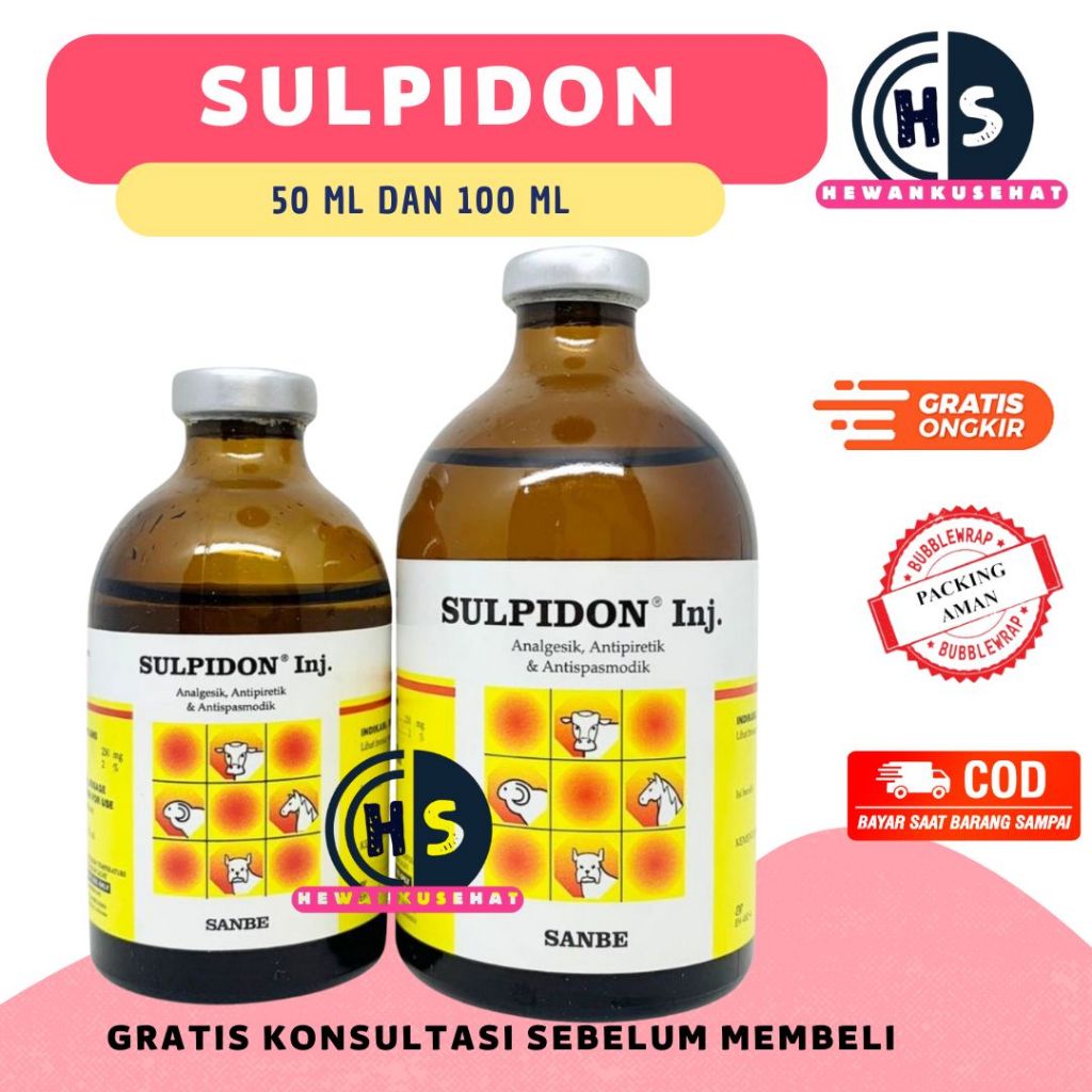 SULPIDON 50 ml dan SULPIDON 100 ml - SANBE