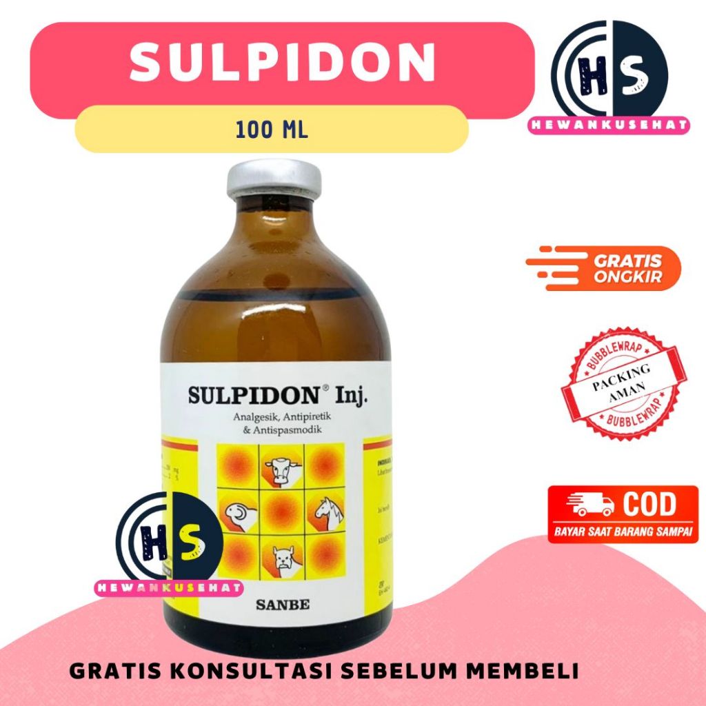 Sulpidon 100Ml 2028 Termurah - Obat Pereda Sakit Hen Gesik Ipiretik Ispasmodik