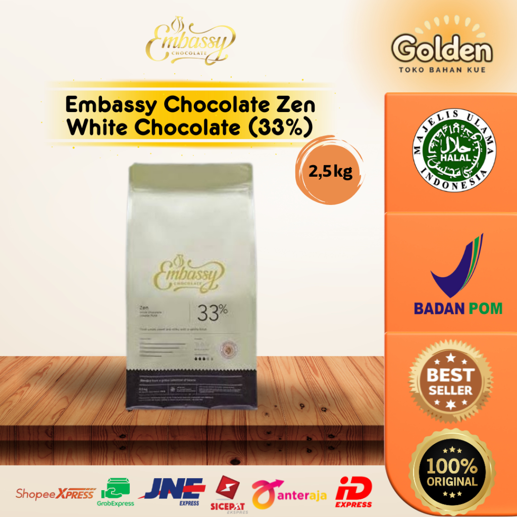 

Embassy Chocolate Zen White Chocolate (33%) 2,5 kg