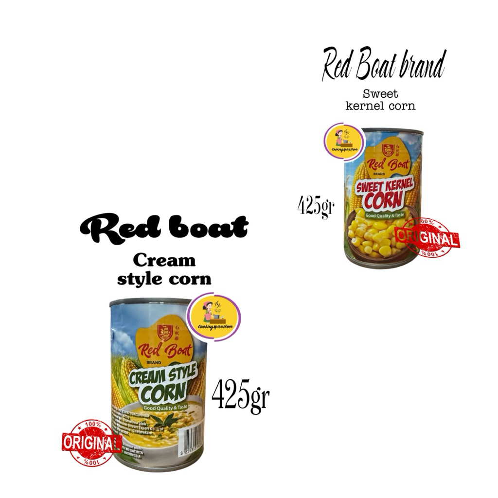 

Red Boat Cream Style Corn Jagung Krim Kaleng 425gr – Creamy Corn Original / Red Boat Sweet Kernel Corn Jagung Manis Kaleng 425gr – Original Import