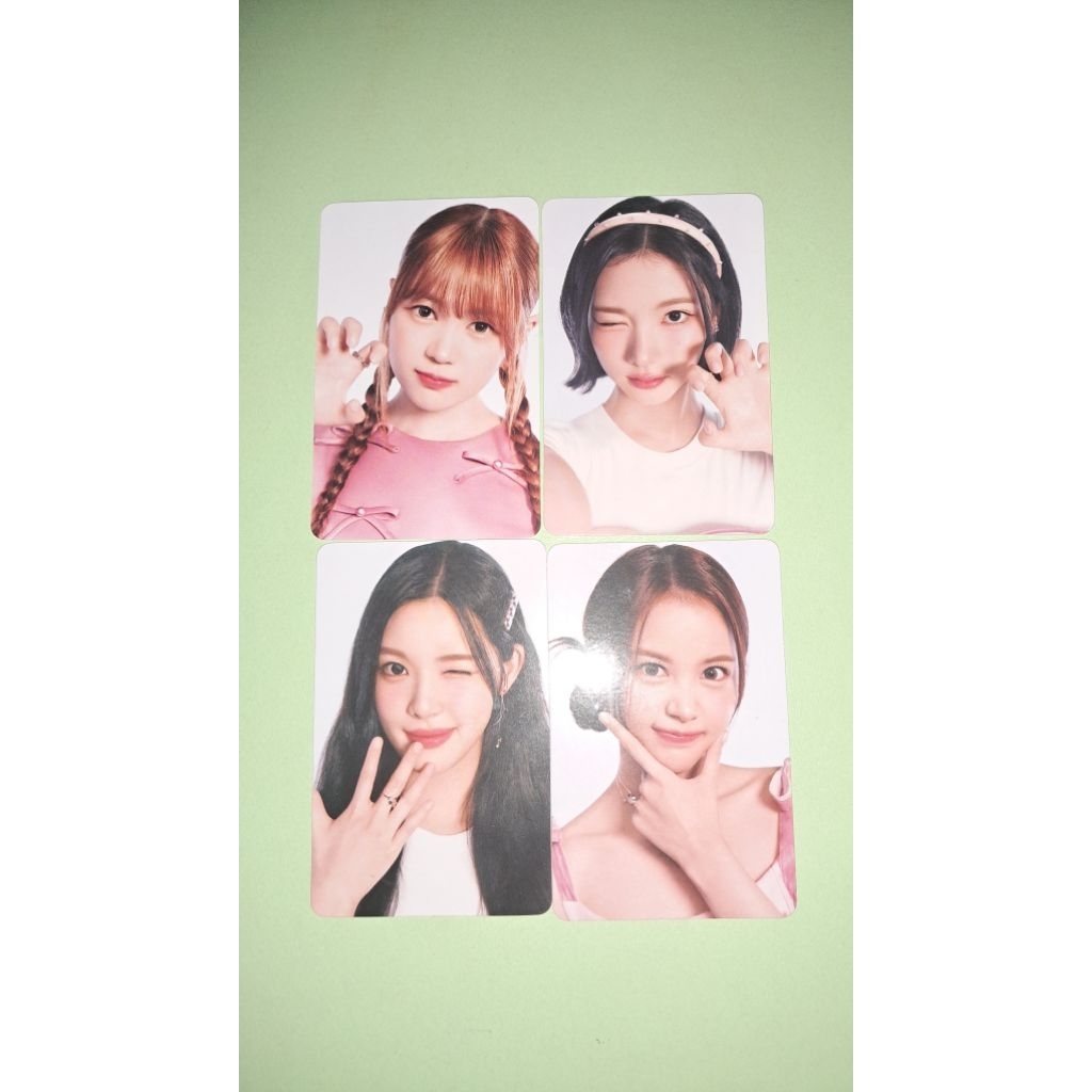 Photocard Lipcerin H2H HEART2HEARTS X BARENBLISS CARMEN YUHA JIWOO YEON