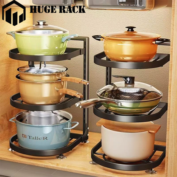 Rak Panci Susun Dapur Rak kolong dapur Rak Bawah Wastafel Rak Dapur Rak Pot Dapur Rak Dapur Stainles