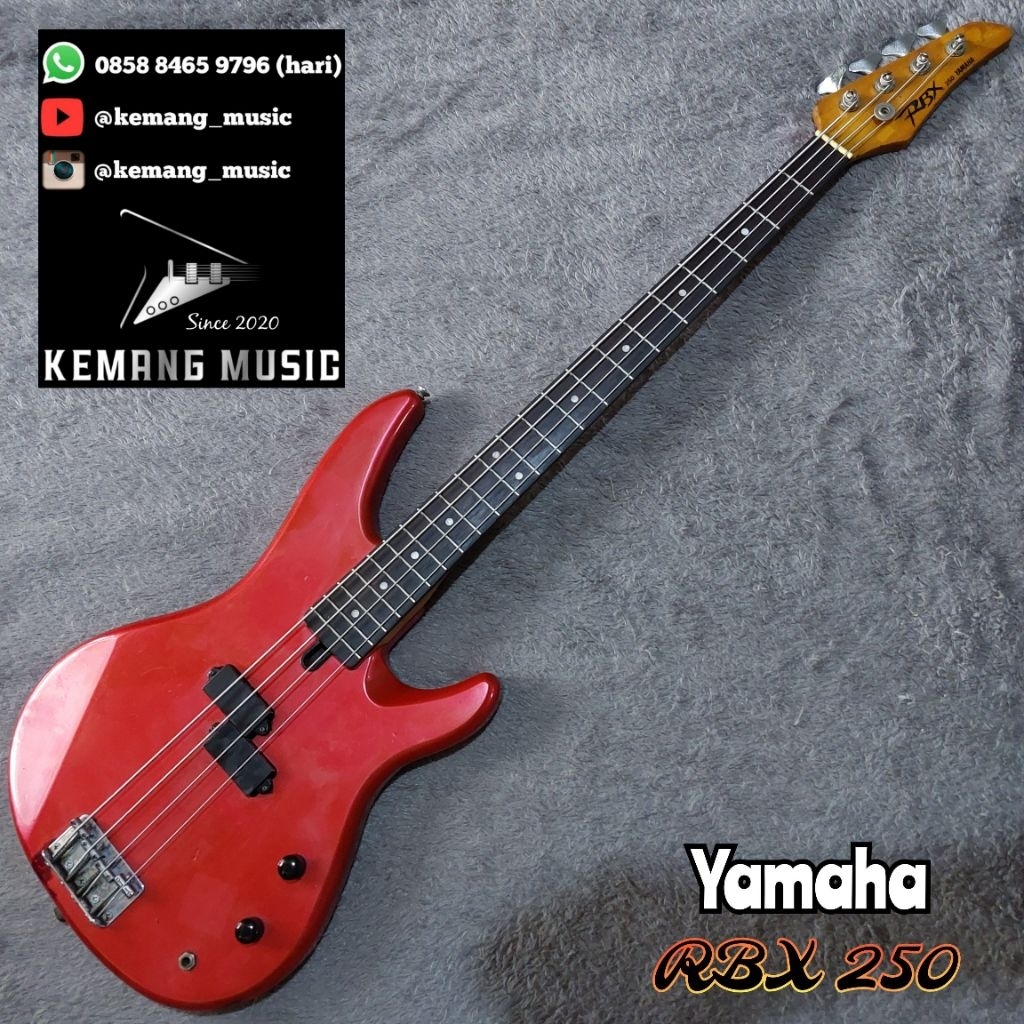 bass langka yamaha rbx 250 precision bass pbass jazz bass original bass bekas