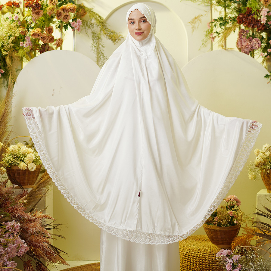 Mukena Tatuis Terbaru Silky Cotton Jumbo Maxi Syar'i Shiva 136 Black Broken White Peach Purple