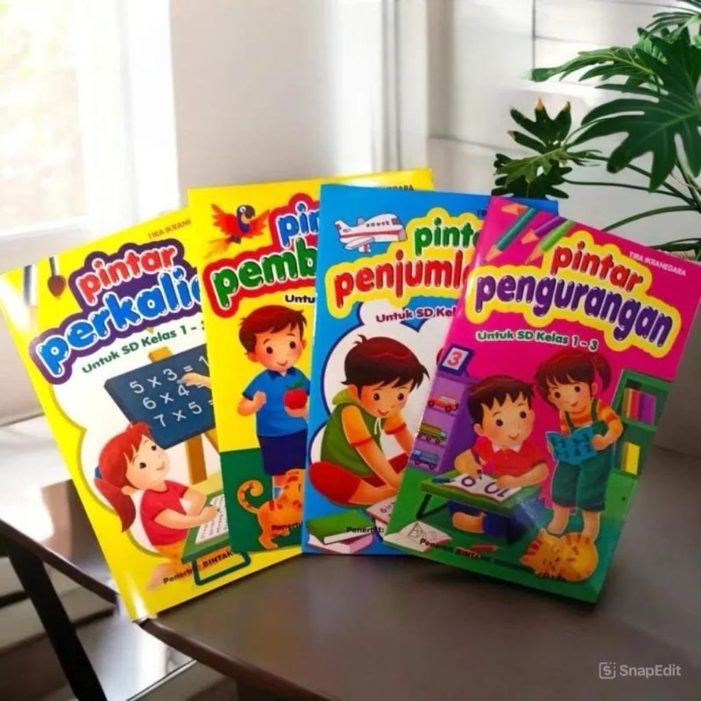 

M1014 Pengurangan Penjumlahan Perkalian Pembagian (4 buku)