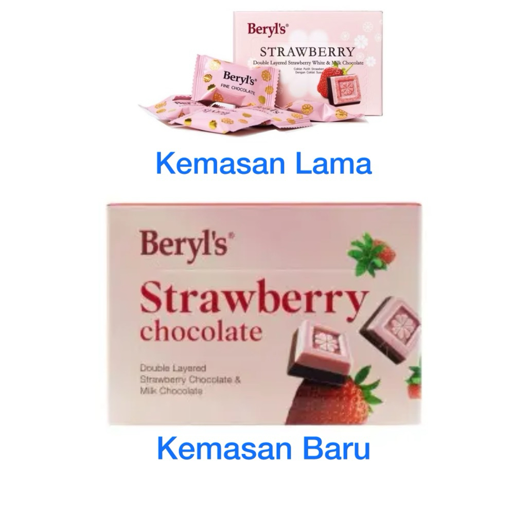 

Beryl's Double Layered Strawberry & Milk Chocolate 60 Gr