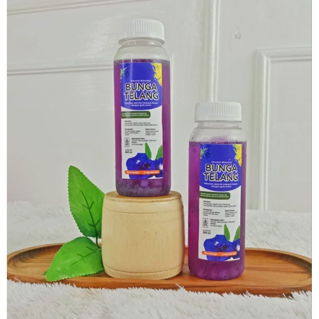 

Amanta Segar | Minuman Botanikal Bunga Telang dan Lemon 250ml Ready To Drink | Minuman Herbal untuk Insomnia Susah Tidur