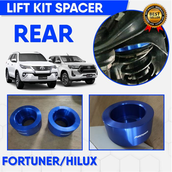 Aksesoris Liftkit SPACER Peninggi Per Fortuner Hilux VNT TRD VRZ Belakang