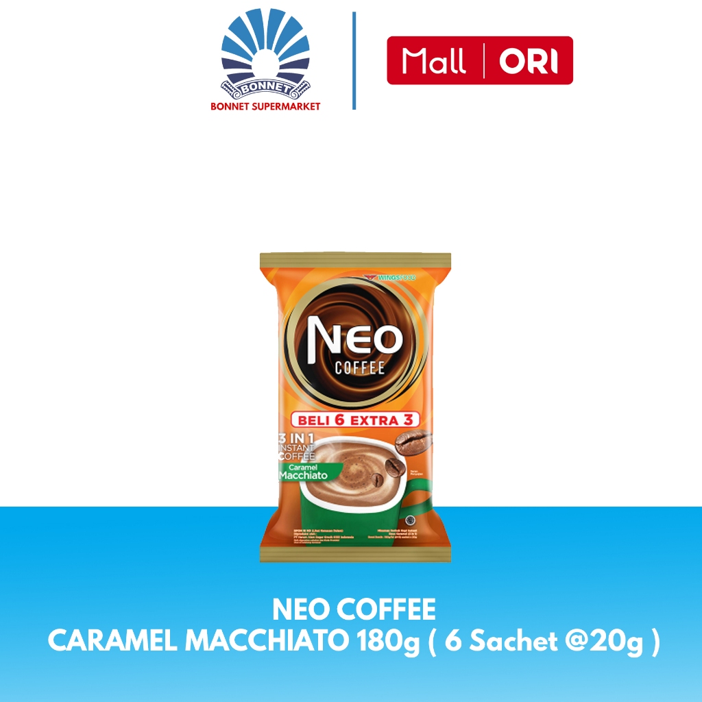 

Neo Coffe Caramel Macchiato 180g (6 Sachet @20g)