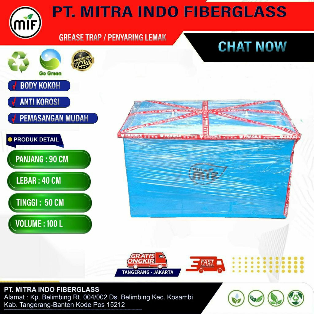 Grease Trap 100 Liter Bio MIF